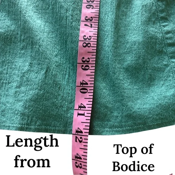 Abercrombie & Fitch Teal Midi Dress - Picture 9 of 9